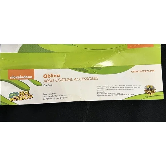 Oblina‎ Aaahh Real Monsters Mask Adult Accessories Hood Lips Headband HTF 2017 - Picture 8 of 11